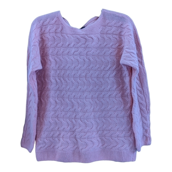 Talbots peach wool/cashmere blend sweater Size M EUC - Picture 1 of 4